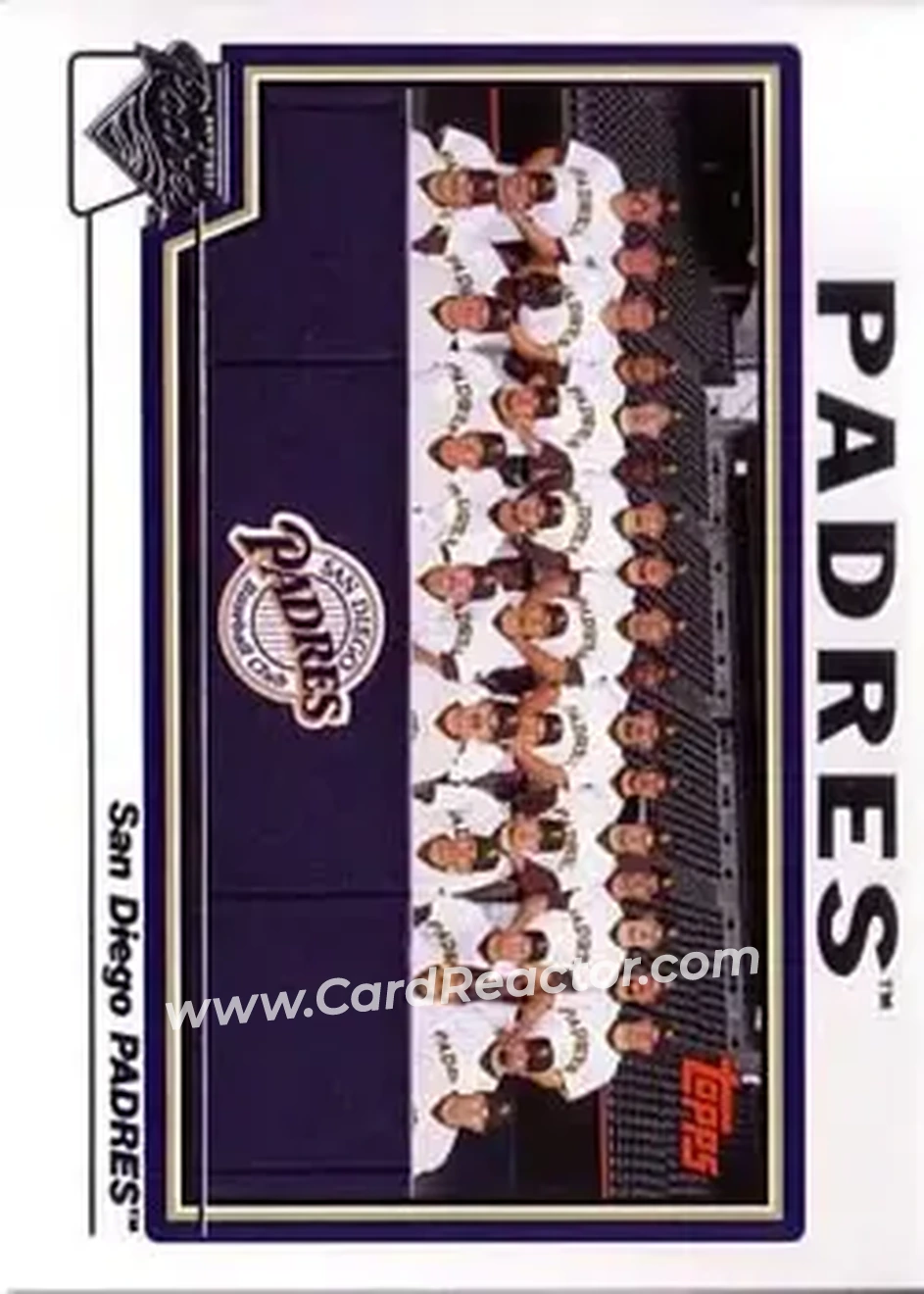 2004 Topps #661 - San Diego Padres - San Diego Padres - Front