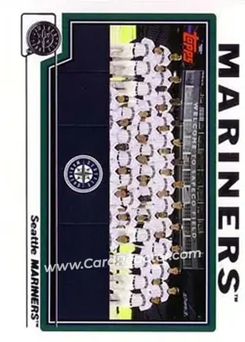 2004 Topps #663 - Seattle Mariners - Seattle Mariners - Front
