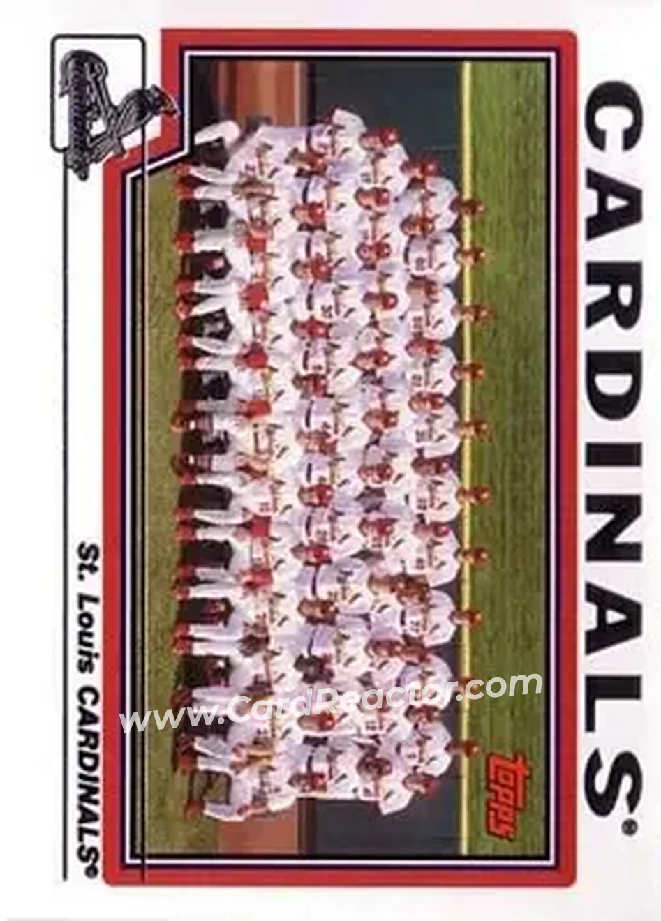 2004 Topps #664 - St. Louis Cardinals - St. Louis Cardinals - Front 2004 Topps #664 - St. Louis Cardinals - St. Louis Cardinals - Front