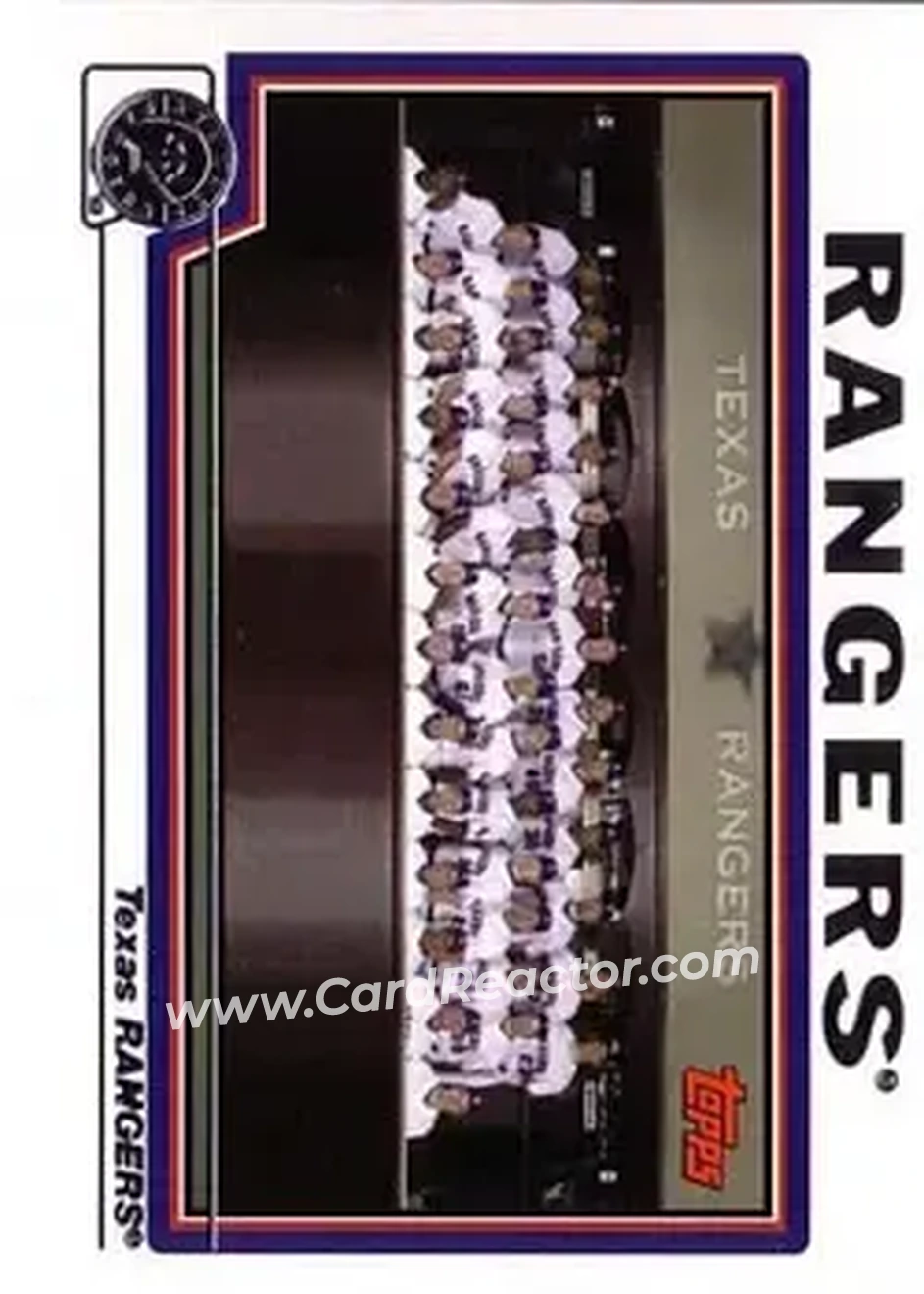 2004 Topps #666 - Texas Rangers - Texas Rangers - Front