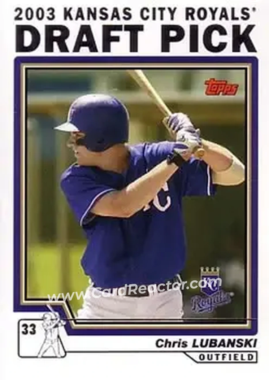 2004 Topps #684 - Chris Lubanski - Kansas City Royals - Front