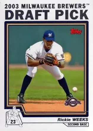 2004 Topps #687 - Rickie Weeks - Milwaukee Brewers