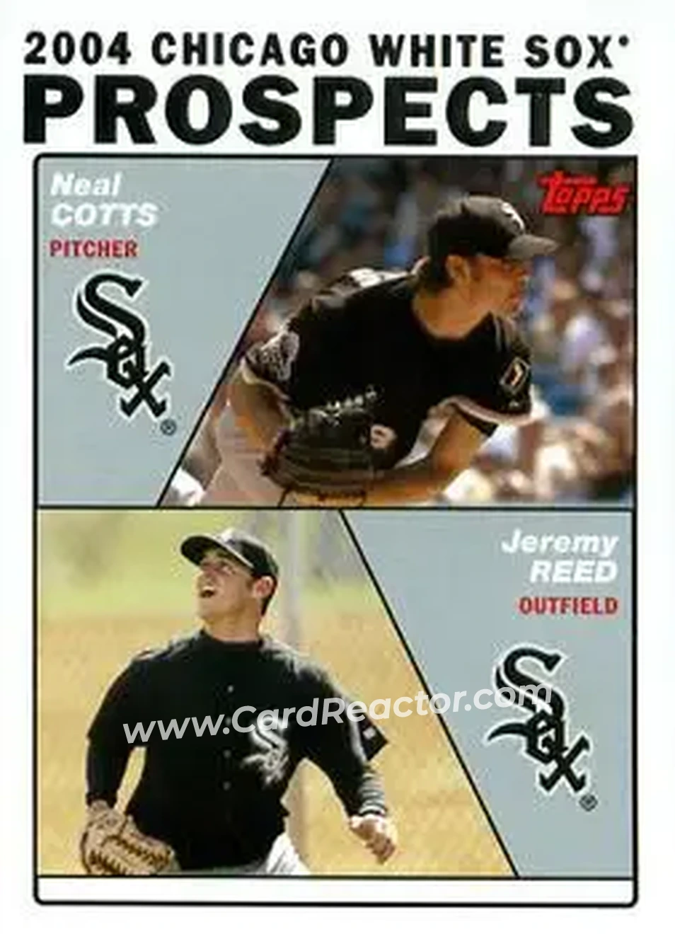 2004 Topps #690 - 2004 Chicago White Sox Prospects (Neal Cotts - Jeremy Reed) - Chicago White Sox - Front