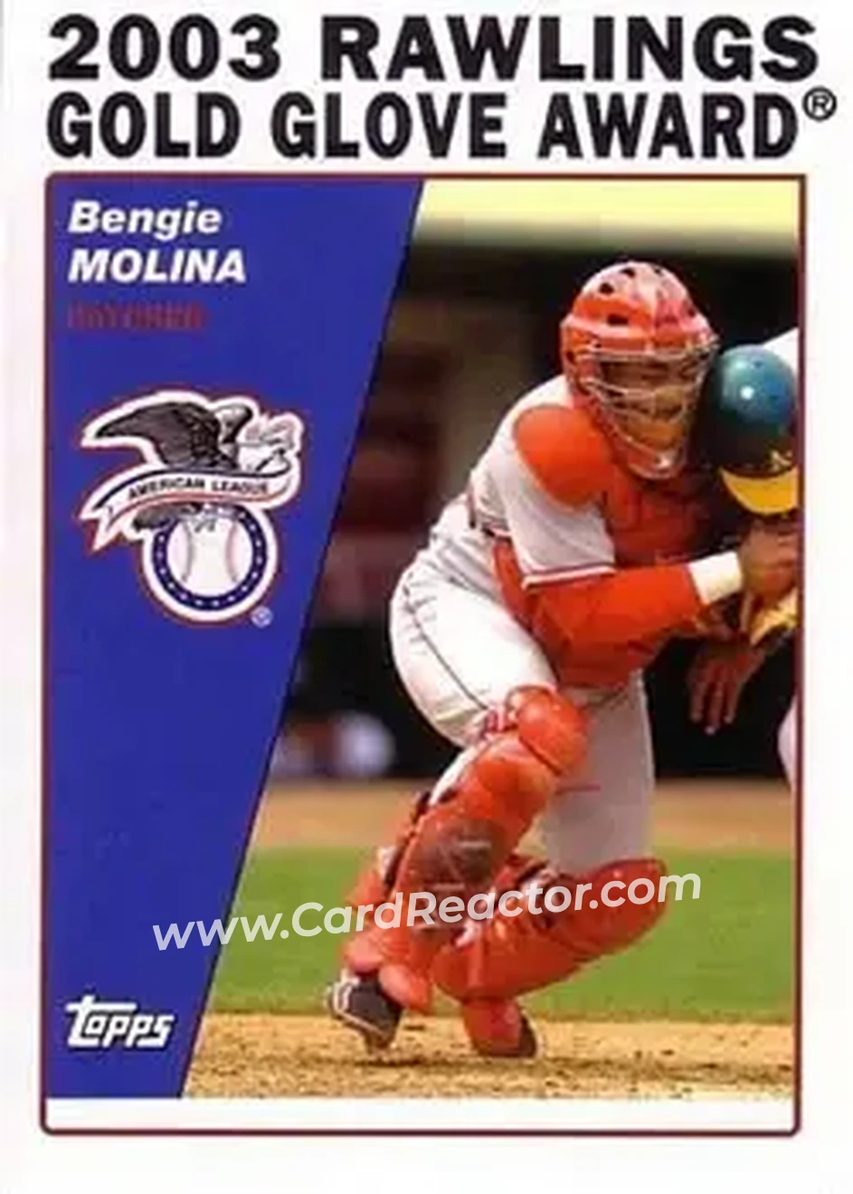 2004 Topps #697 - Bengie Molina - Anaheim Angels - Front