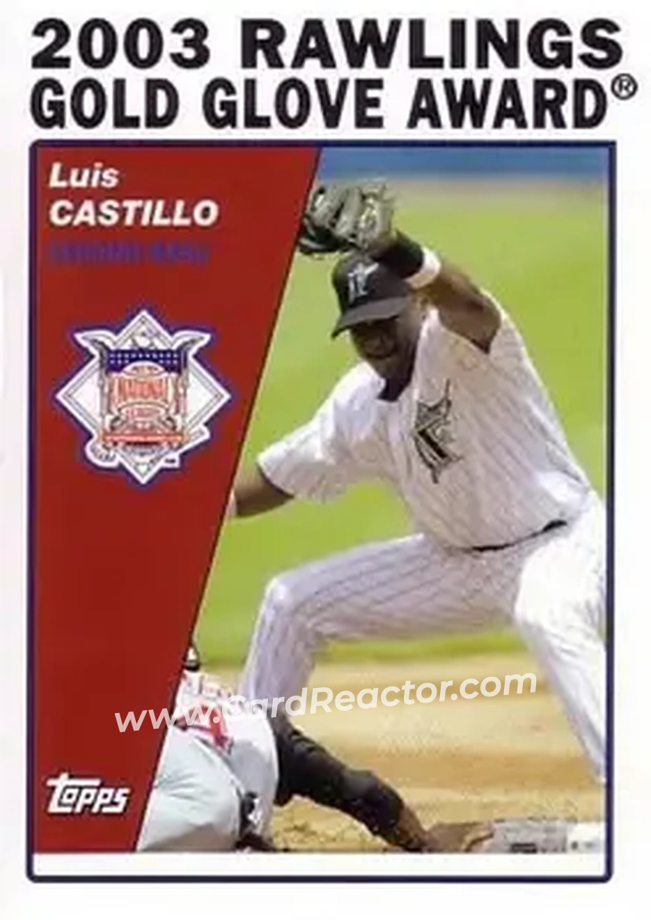 2004 Topps #708 - Luis Castillo - Florida Marlins - Front
