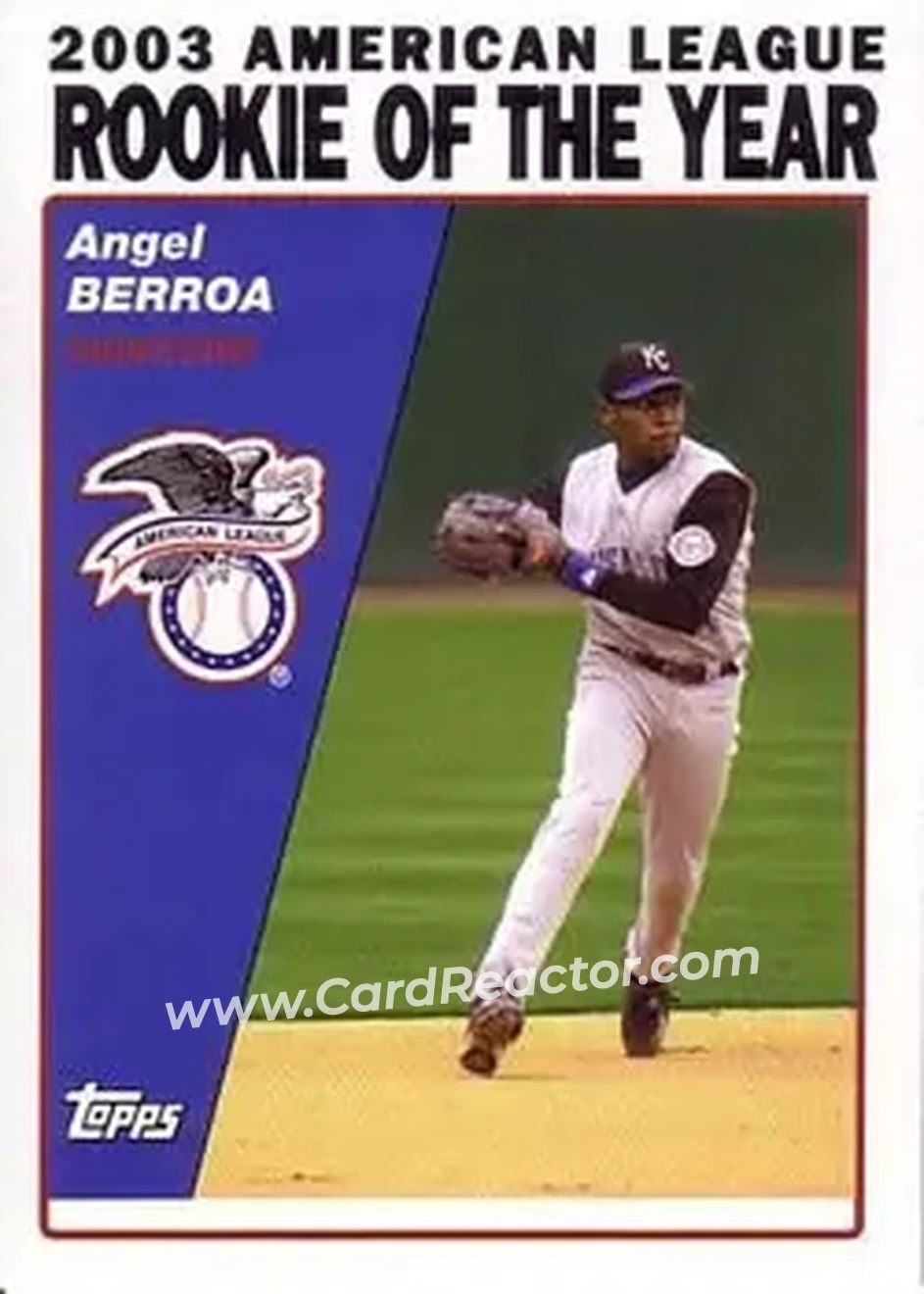2004 Topps #717 - Angel Berroa - Kansas City Royals - Front 2004 Topps #717 - Angel Berroa - Kansas City Royals - Front