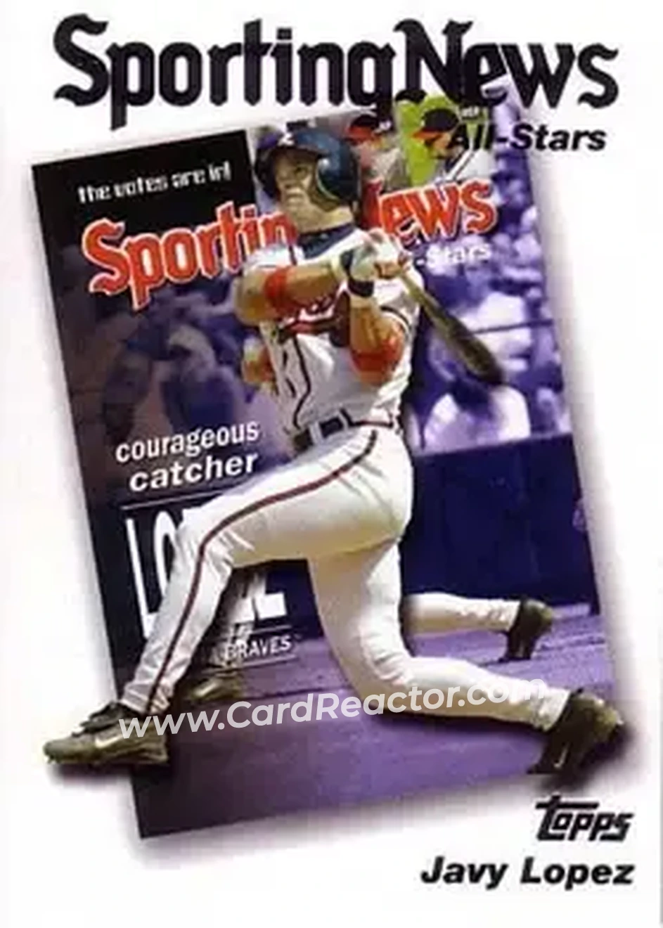 2004 Topps #725 - Javier Lopez - Atlanta Braves - Front