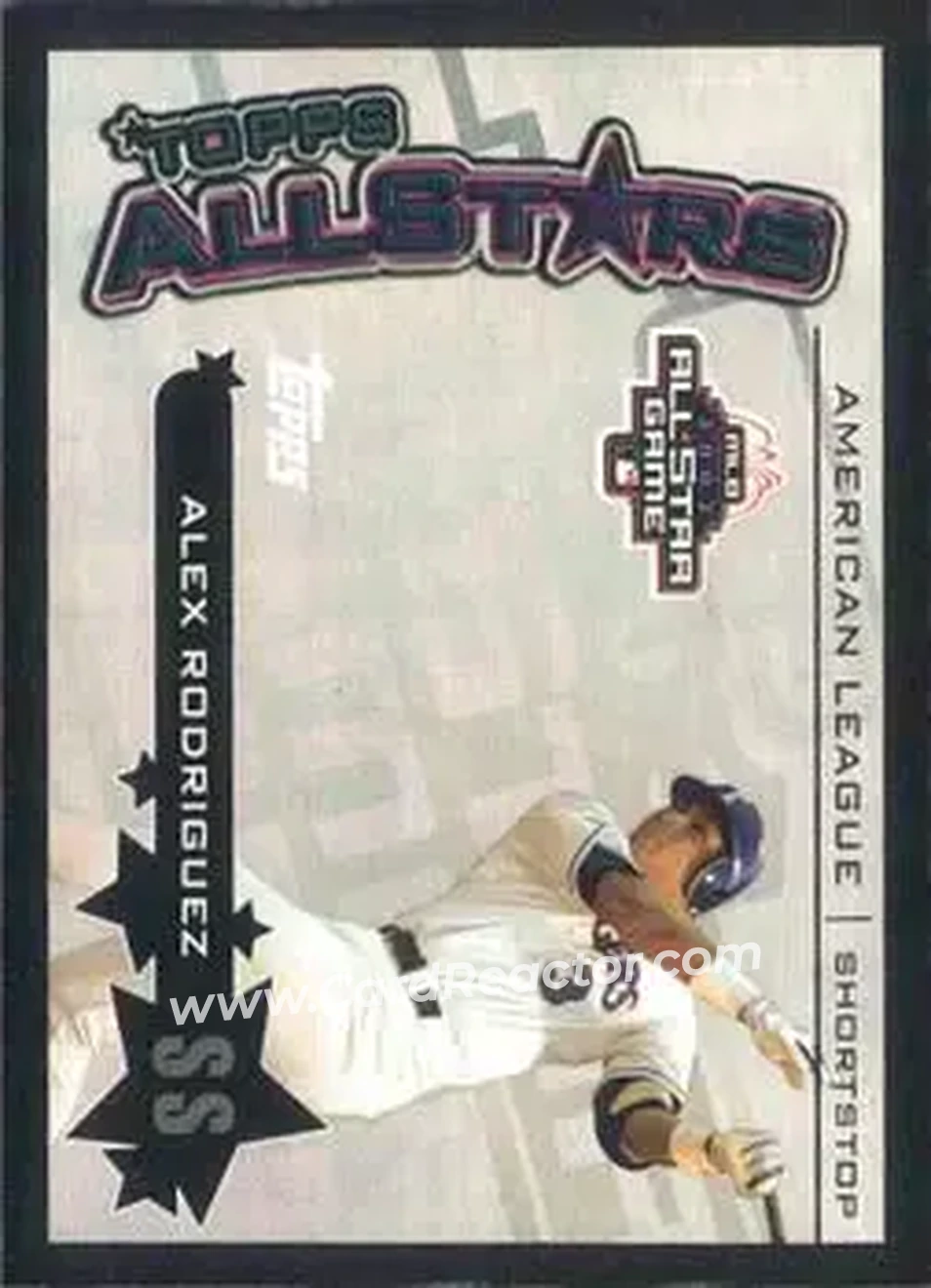 2004 Topps - Topps All-Stars #TAS3 - Alex Rodriguez - Texas Rangers - Front
