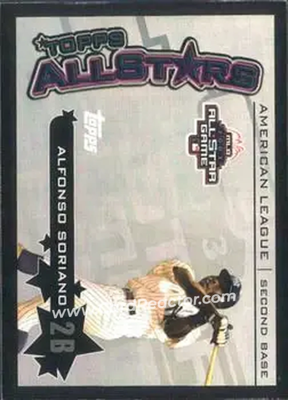 2004 Topps - Topps All-Stars #TAS5 - Alfonso Soriano - New York Yankees - Front 2004 Topps - Topps All-Stars #TAS5 - Alfonso Soriano - New York Yankees - Front