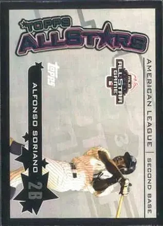 2004 Topps - Topps All-Stars #TAS5 - Alfonso Soriano - New York Yankees