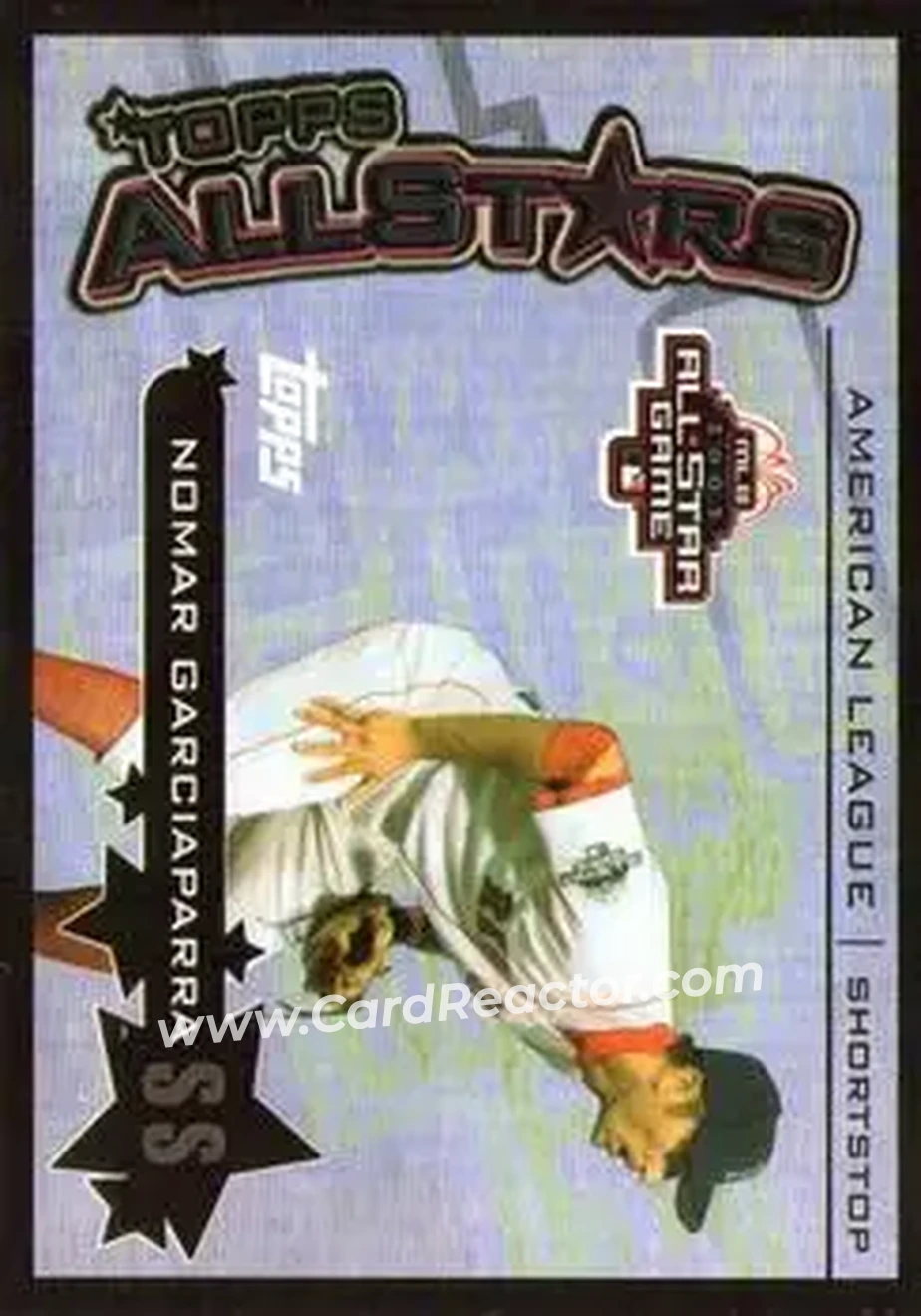 2004 Topps - Topps All-Stars #TAS6 - Nomar Garciaparra - Boston Red Sox - Front