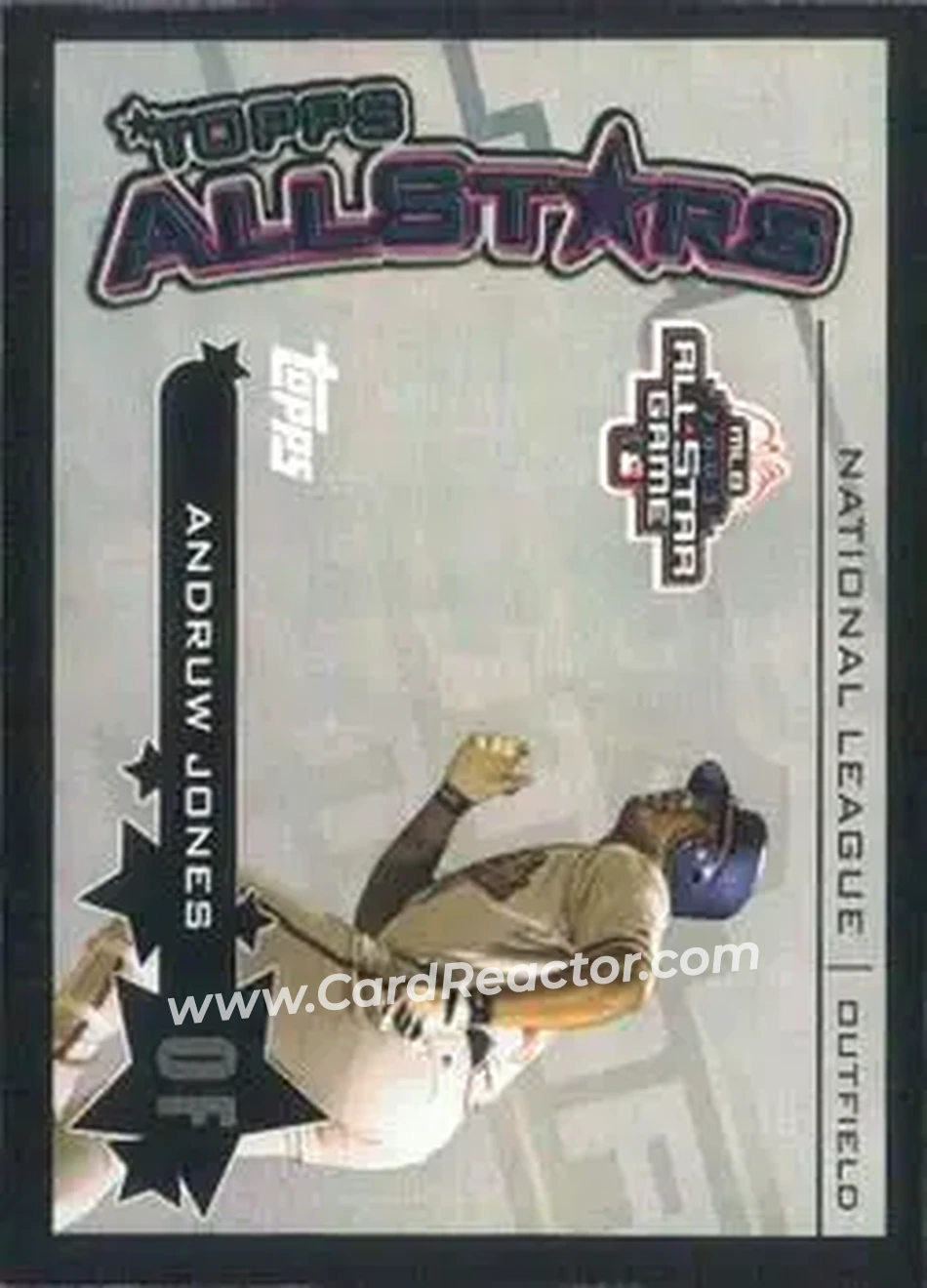 2004 Topps - Topps All-Stars #TAS7 - Andruw Jones - Atlanta Braves - Front 2004 Topps - Topps All-Stars #TAS7 - Andruw Jones - Atlanta Braves - Front