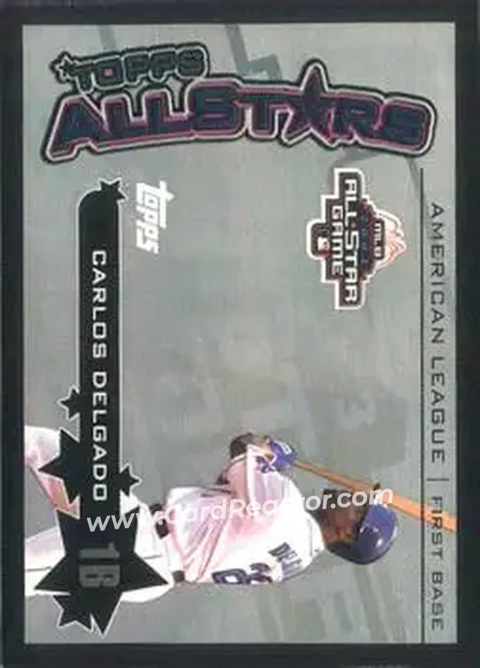 2004 Topps - Topps All-Stars #TAS8 - Carlos Delgado - Toronto Blue Jays - Front