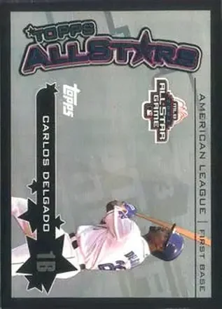 2004 Topps - Topps All-Stars #TAS8 - Carlos Delgado - Toronto Blue Jays