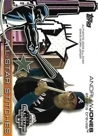 2004 Topps - All-Star Stitches #ASR-AJ - Andruw Jones - Atlanta Braves