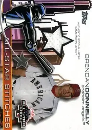 2004 Topps - All-Star Stitches #ASR-BD - Brendan Donnelly - Anaheim Angels