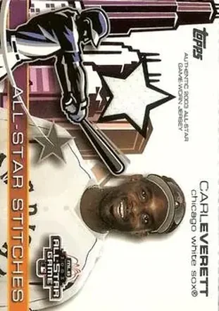 2004 Topps - All-Star Stitches #ASR-CE - Carl Everett - Chicago White Sox
