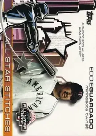 2004 Topps #ASR-EG All-Star Stitches Eddie Guardado