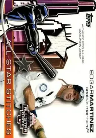 2004 Topps - All-Star Stitches #ASR-EM - Edgar Martinez - Seattle Mariners