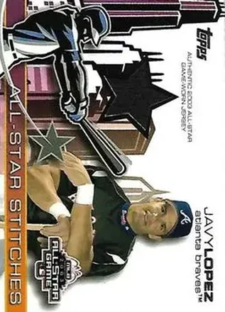 2004 Topps - All-Star Stitches #ASR-JL - Javier Lopez - Atlanta Braves