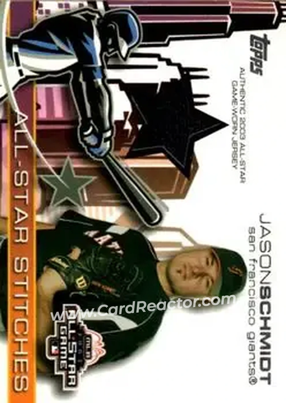 2004 Topps - All-Star Stitches #ASR-JS - Jason Schmidt - San Francisco Giants - Front