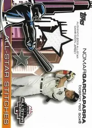 2004 Topps - All-Star Stitches #ASR-NG - Nomar Garciaparra - Boston Red Sox