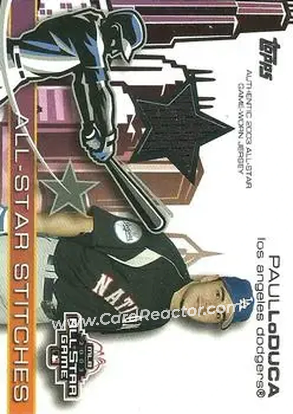 2004 Topps - All-Star Stitches #ASR-PL - Paul Lo Duca - Los Angeles Dodgers - Front