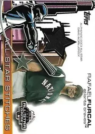 2004 Topps - All-Star Stitches #ASR-RF - Rafael Furcal - Atlanta Braves