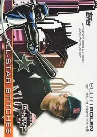 2004 Topps - All-Star Stitches #ASR-SR - Scott Rolen - St. Louis Cardinals