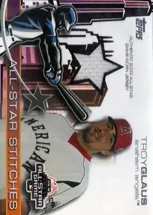2004 Topps - All-Star Stitches #ASR-TG - Troy Glaus - Anaheim Angels