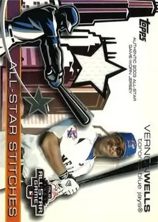 2004 Topps - All-Star Stitches #ASR-VW - Vernon Wells - Toronto Blue Jays