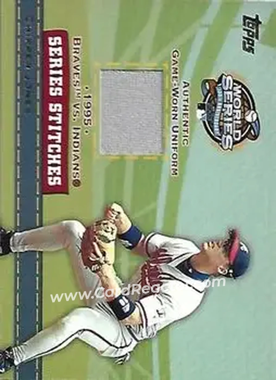 2004 Topps - Series Stitches Relics #SSR-CJ - Chipper Jones - Atlanta Braves - Front