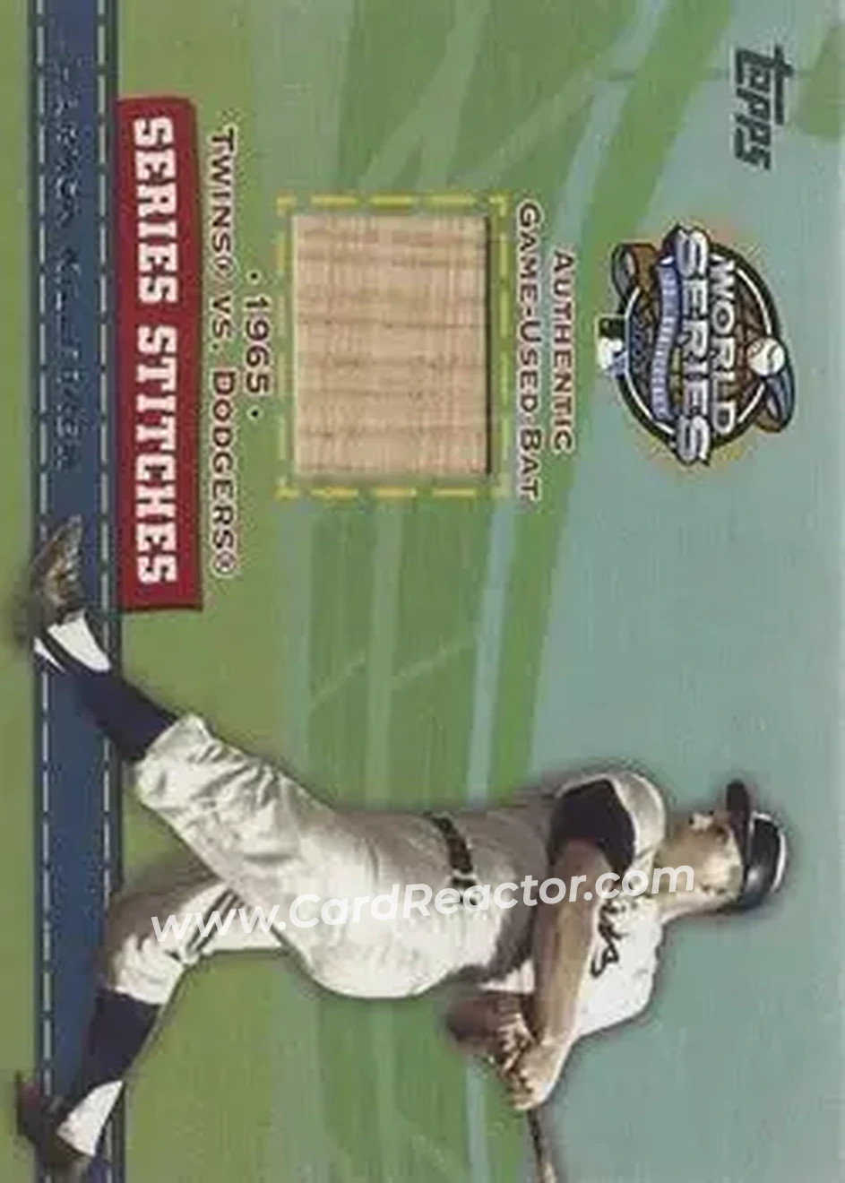 2004 Topps - Series Stitches Relics #SSR-HK - Harmon Killebrew - Minnesota Twins - Front