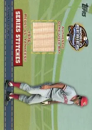 2004 Topps - Series Stitches Relics #SSR-JB - Johnny Bench - Cincinnati Reds