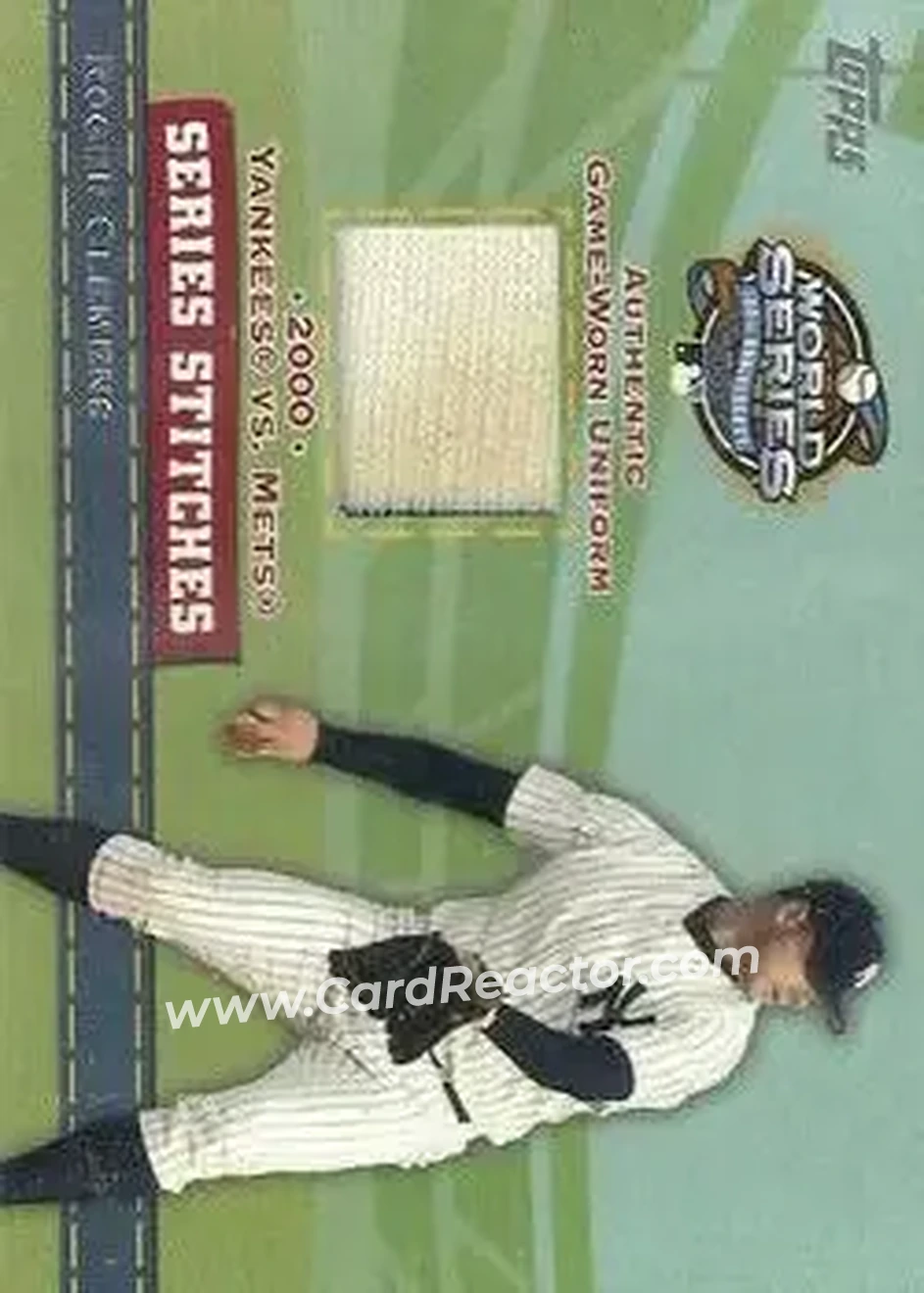 2004 Topps - Series Stitches Relics #SSR-RC - Roger Clemens - New York Yankees - Front
