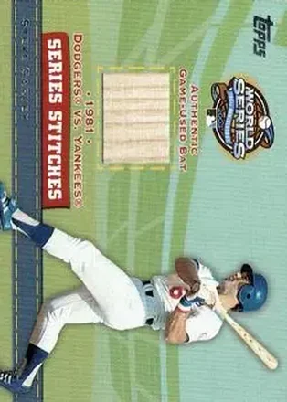 2004 Topps - Series Stitches Relics #SSR-SG - Steve Garvey - Los Angeles Dodgers