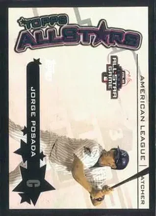 2004 Topps - Topps All-Stars #TAS10 - Jorge Posada - New York Yankees