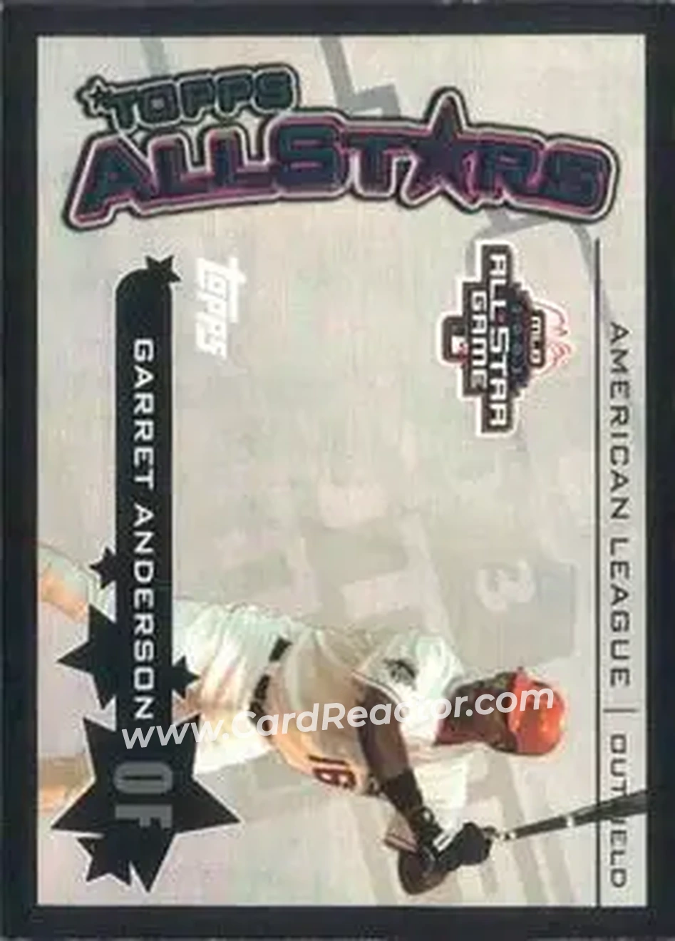 2004 Topps - Topps All-Stars #TAS13 - Garret Anderson - Anaheim Angels - Front