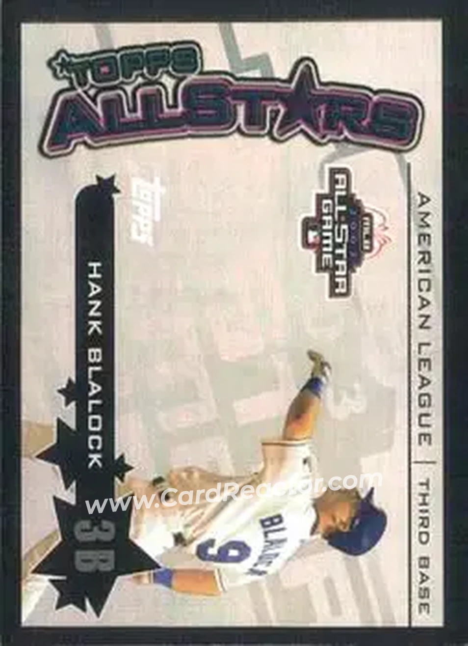 2004 Topps - Topps All-Stars #TAS15 - Hank Blalock - Texas Rangers - Front
