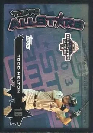 2004 Topps - Topps All-Stars #TAS17 - Todd Helton - Colorado Rockies