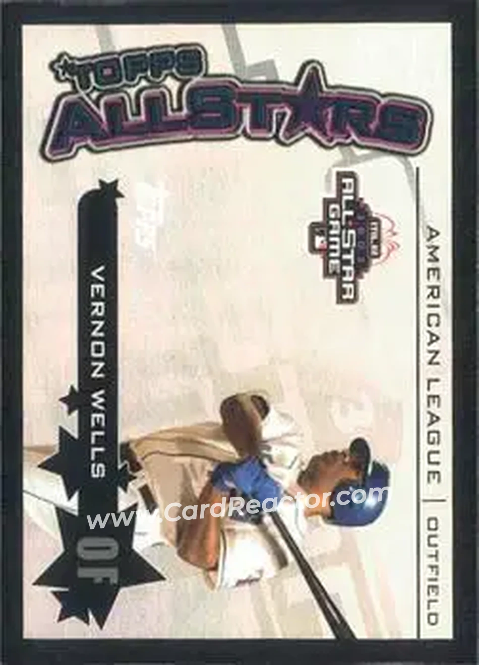 2004 Topps - Topps All-Stars #TAS18 - Vernon Wells - Toronto Blue Jays - Front