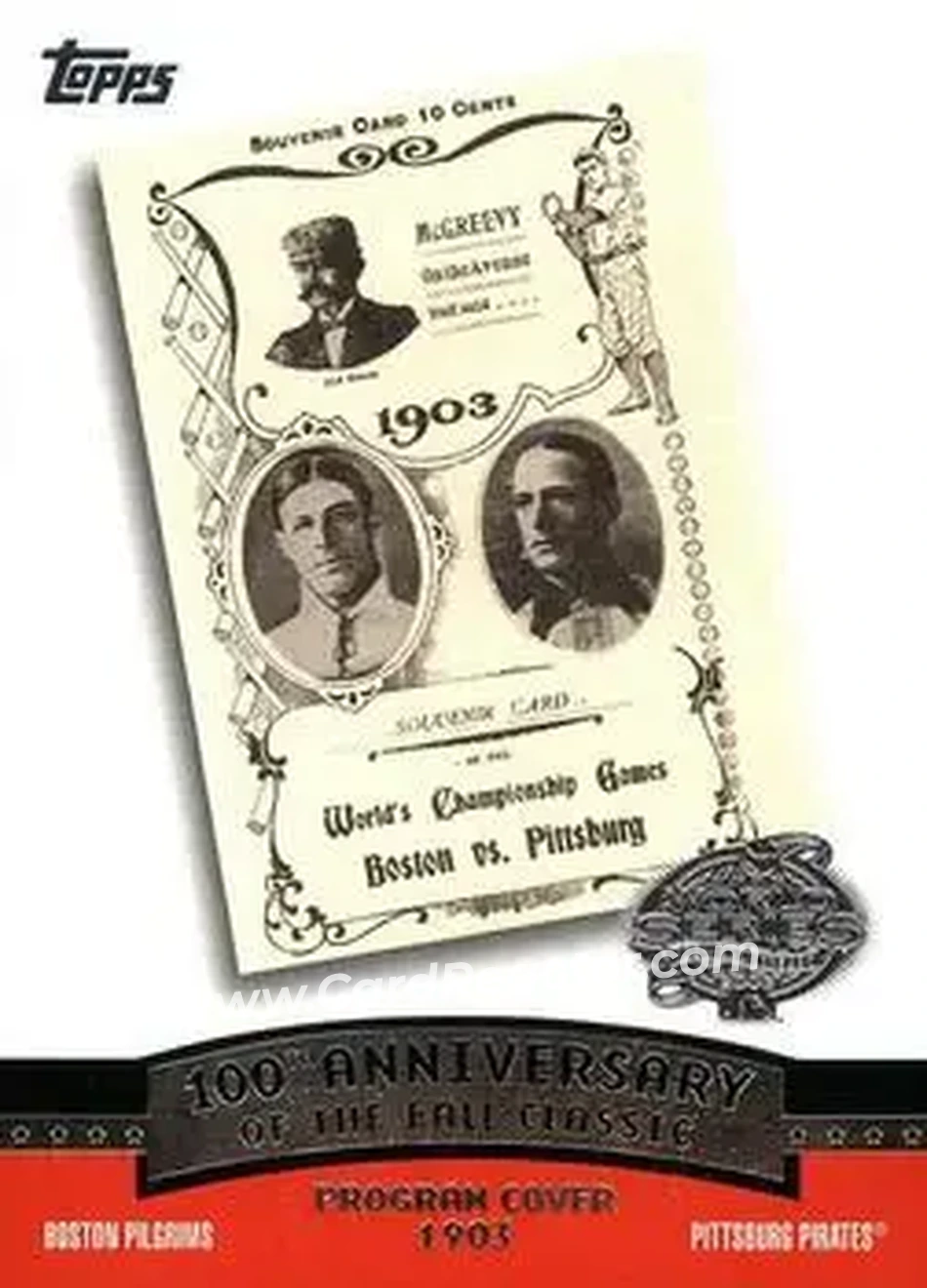 2004 Topps - Fall Classic Covers #FC1903 - 1903 World Series - Front