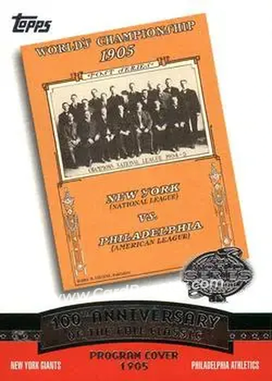 2004 Topps - Fall Classic Covers #FC1905 - 1905 World Series - Front