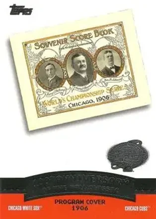 2004 Topps - Fall Classic Covers #FC1906 - 1906 World Series