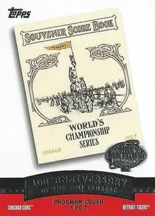 2004 Topps - Fall Classic Covers #FC1907 - 1907 World Series