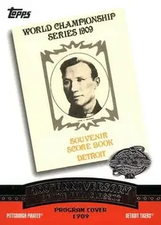 2004 Topps - Fall Classic Covers #FC1909 - 1909 World Series