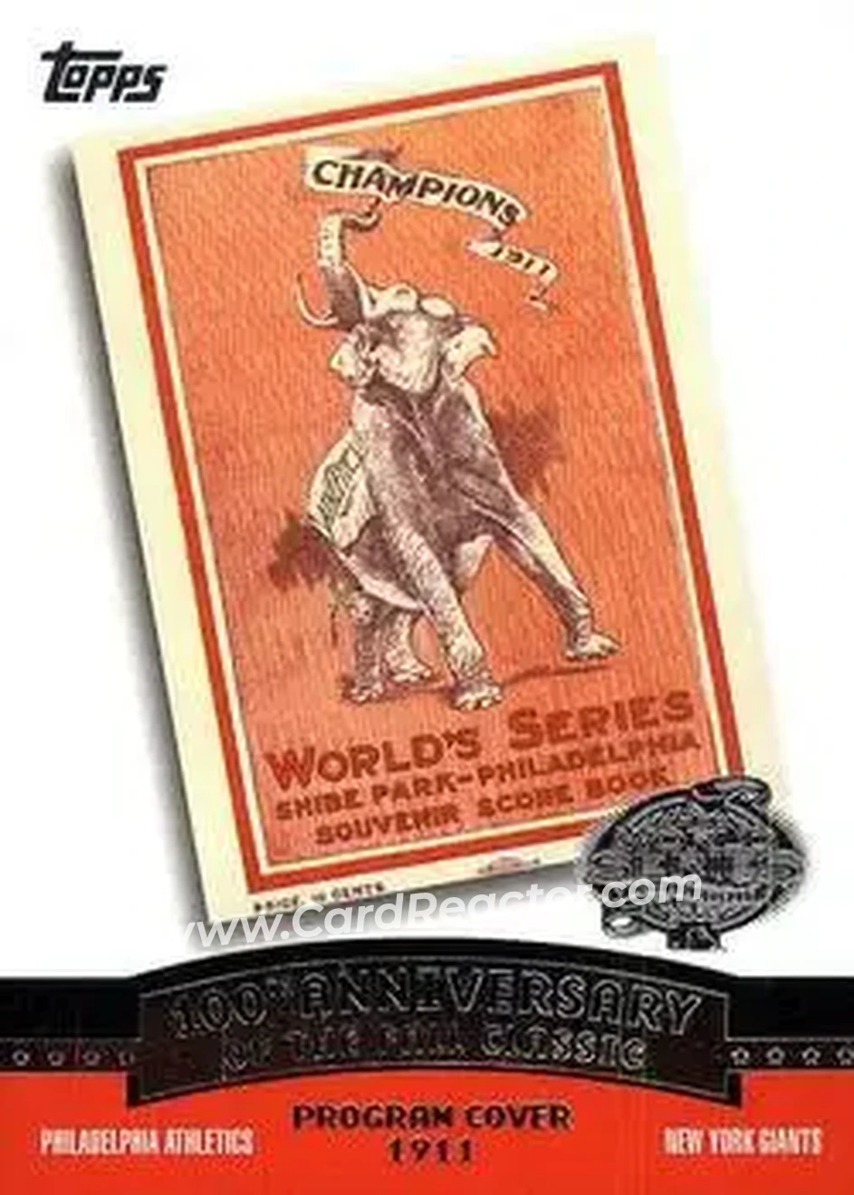 2004 Topps - Fall Classic Covers #FC1911 - 1911 World Series - Front