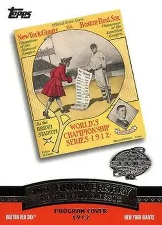 2004 Topps - Fall Classic Covers #FC1912 - 1912 World Series