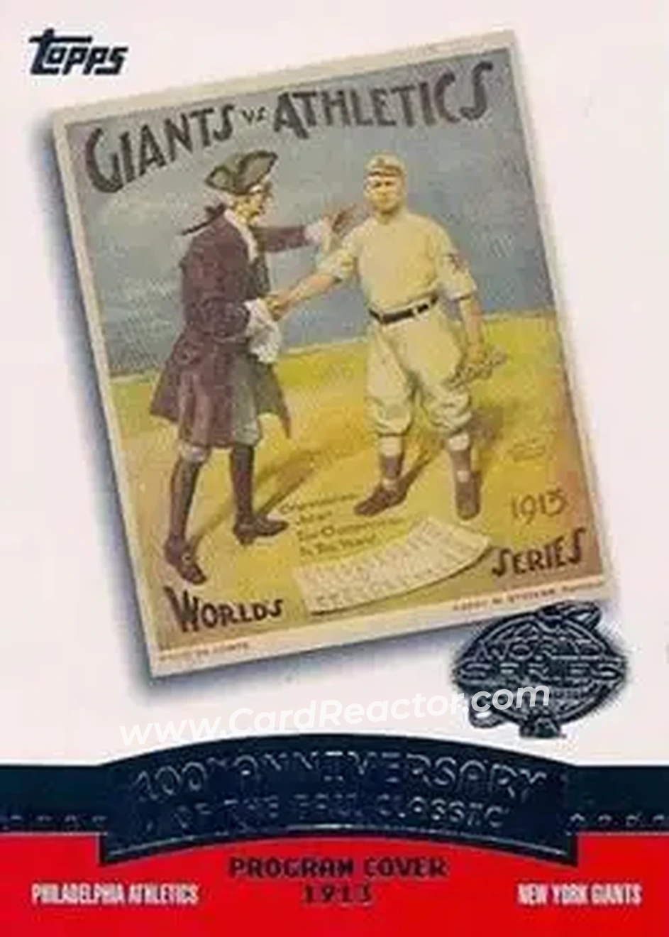 2004 Topps - Fall Classic Covers #FC1913 - 1913 World Series - Front