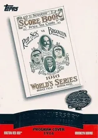 2004 Topps - Fall Classic Covers #FC1916 - 1916 World Series